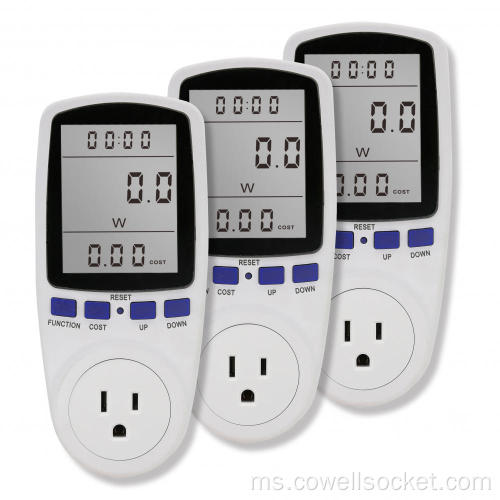 Soket Wattmeter Meter Wattmeter Digital Wattmeter LCD